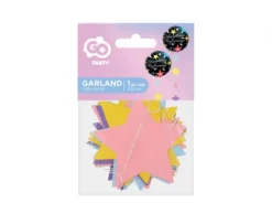 Girlanda papierowa Gwiazdki Pastelowe 200 cm