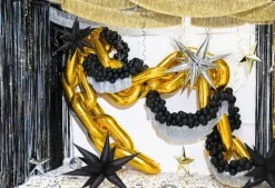 Girlanda balonowa Łańcuch XL złoty, 6,7 m