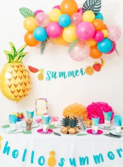GIRLANDA BALONOWA gotowy zestaw - Hawaii Party