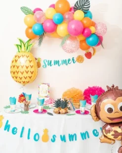 GIRLANDA BALONOWA gotowy zestaw - Hawaii Party