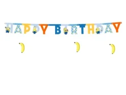 Girlanda Baner Happy Birthday Minionki 50x153 cm