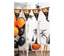 Girlanda Dynie pomarańczowe 300 cm, 20x30 cm Halloween