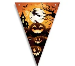 Girlanda Dynie pomarańczowe 300 cm, 20x30 cm Halloween
