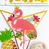 Girlanda hawajska baner flaming ananas 190 cm