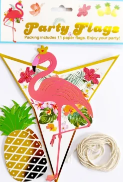 Girlanda hawajska baner flaming ananas 190 cm