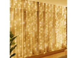 Girlanda lampki Świąteczne kurtyna 300 LED 3x3m