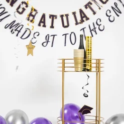 Girlanda papierowa Congatulations gratulacje! (dla studenta)
