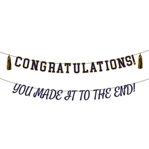 Girlanda papierowa Congatulations gratulacje! (dla studenta)