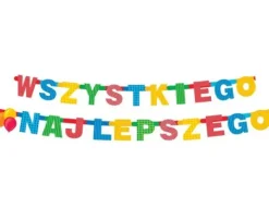 Girlanda "Wszystkiego Najlepszego"