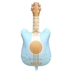 Gitara balon foliowy pastelowa niebieska 46x89,5 cm
