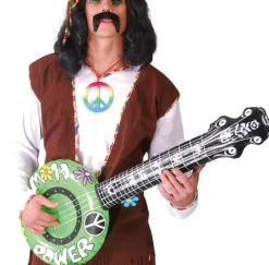 Gitara dmuchana banjo kwiaty