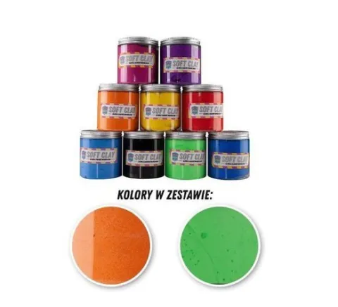GLINKA SAMOUTWARDZALNA ZESTAW FLUO + POMARAŃCZOWY