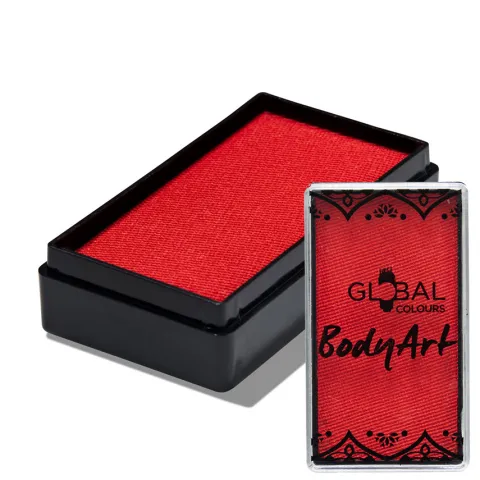 Global Colours farba do twarzy i ciała prostokątna 20g Orange