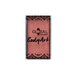 Global Colours farba do twarzy i ciała prostokątna 20g Metallic Rose Gold