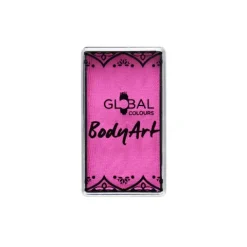 Global Colours farba do twarzy i ciała prostokątna 20g Candy Pink