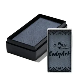 Global Colours farba do twarzy i ciała prostokątna 20g Stone Grey