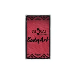 Global Colours farba do twarzy i ciała prostokątna 20g Pink