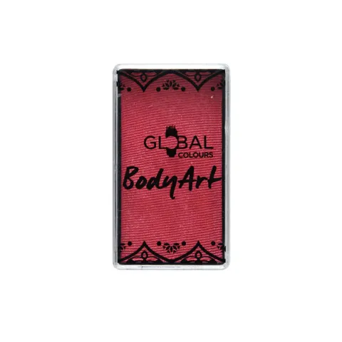 Global Colours farba do twarzy i ciała prostokątna 20g Pink