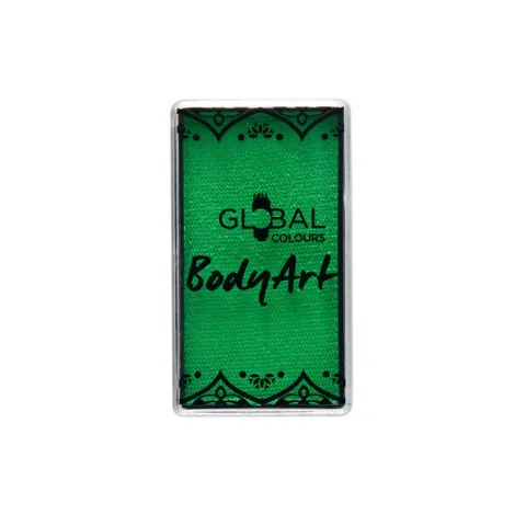 Global Colours farba do twarzy i ciała prostokątna 20g UV Neon Teal