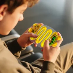 Gniotek sensoryczny z cieczą squishy pomarańczowy Tullo