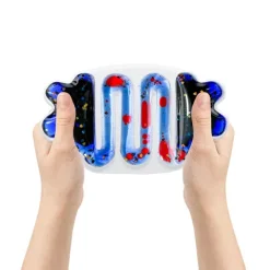 Gniotek sensoryczny z cieczą squishy niebieski Tullo
