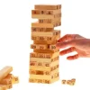 Gra drewniana JENGA chwiejąca się wieża 20 cm
