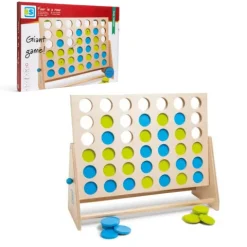 Gra Drewniana 4 w rzędzie 4 in the row XL BS Toys