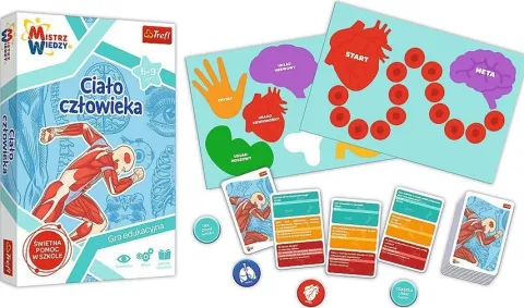 Gra edukacyjna dla dzieci CIAŁO CZŁOWIEKA Trefl