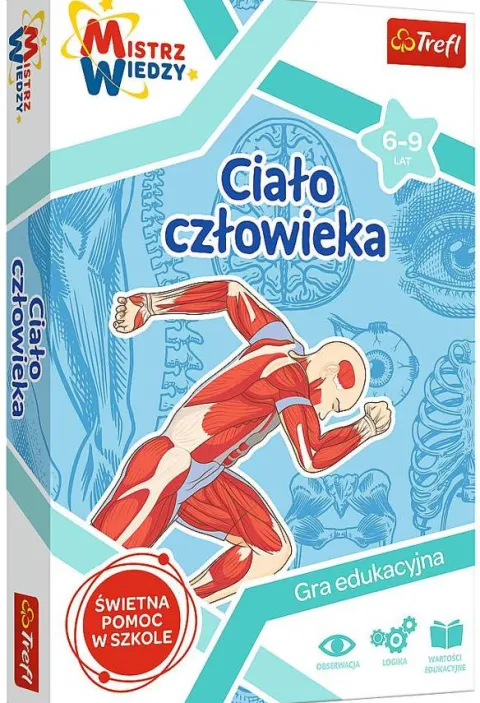 Gra edukacyjna dla dzieci CIAŁO CZŁOWIEKA Trefl