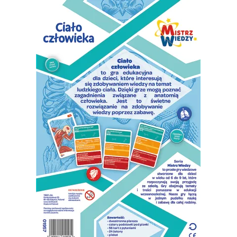 Gra edukacyjna dla dzieci CIAŁO CZŁOWIEKA Trefl
