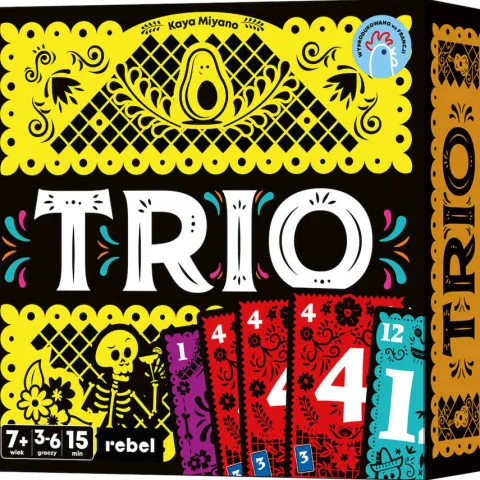 Gra karciana Trio (edycja polska) Rebel