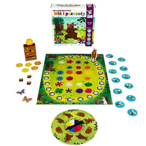 Gra Kooperacyjna Miś i pszczoły 3-8 lat