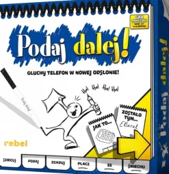 Gra planszowa Podaj Dalej Rebel