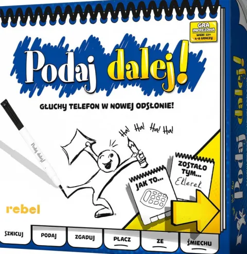 Gra planszowa Podaj Dalej Rebel