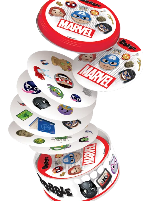 Gra rodzinna towarzyska Dobble Marvel Emoji
