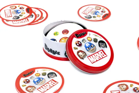 Gra rodzinna towarzyska Dobble Marvel Emoji