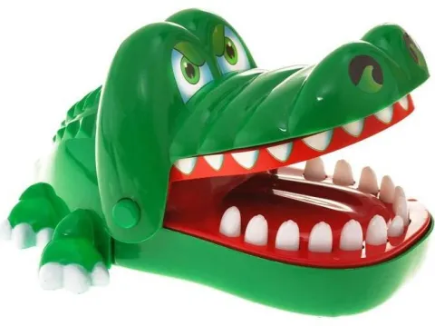 Gra zręcznościowa rodzinna Krokodyl u dentysty