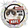 Grumpy Cat Kot okrągły balon foliowy na urodziny 18"