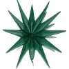 Gwiazda 3D balon foliowy ZIELONA 50 cm