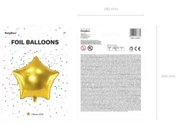 Gwiazdka duża - balon foliowy 70 cm różne kolory