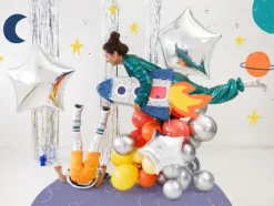 Gwiazdka duża - balon foliowy 70 cm różne kolory