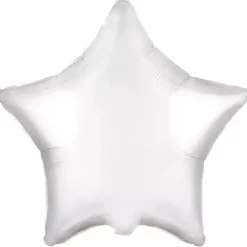 Gwiazdka srebrna balon foliowy na powietrze 9