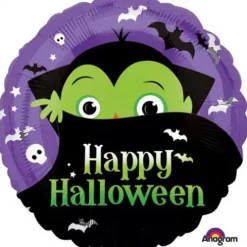 Happy Halloween okrągły balon foliowy Anagram 18''