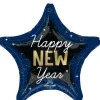 Happy New Year balon foliowy sylwestrowy GWIAZDKA 19 cali