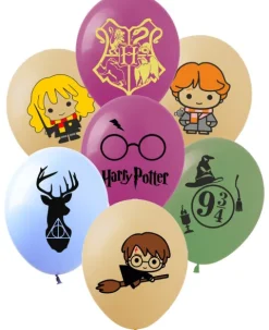 Harry Potter balony gumowe z nadrukiem 7 szt. mix