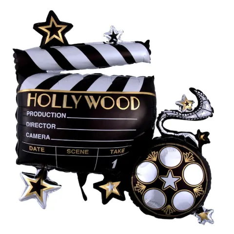Holywood klaps filmowy balon foliowy 80 cm