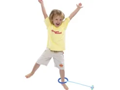 Hula Hop na nogę świecące LED niebieskie