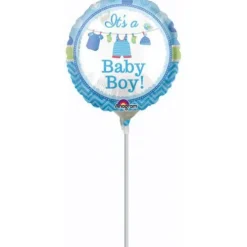 It's a BABY BOY okrągły balon foliowy Anagram 9''