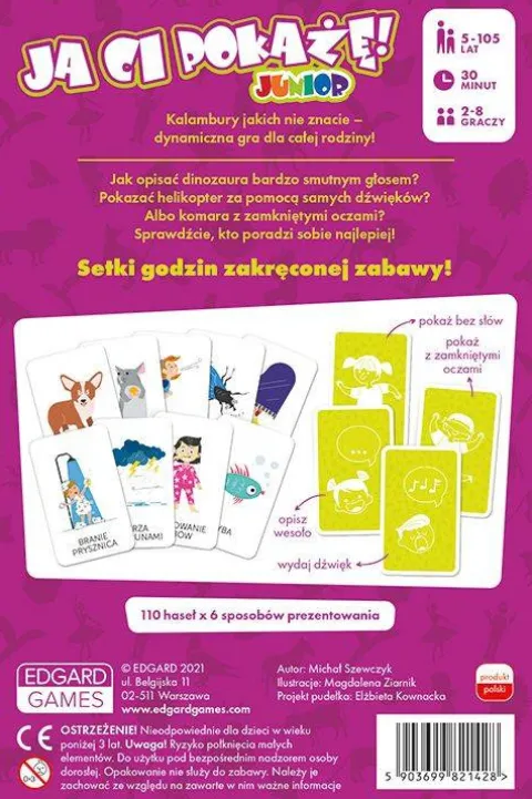 JA CI POKAŻĘ Junior GRA rodzinna kalambury