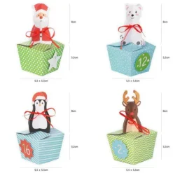 Kalendarz Adwentowy Figurki 24 szt. DIY